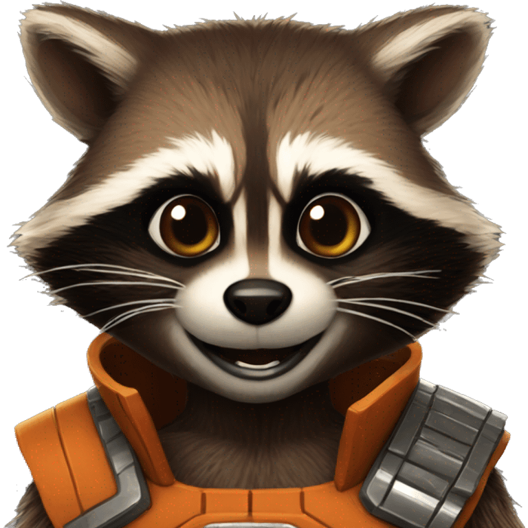 rocket raccoon emoji