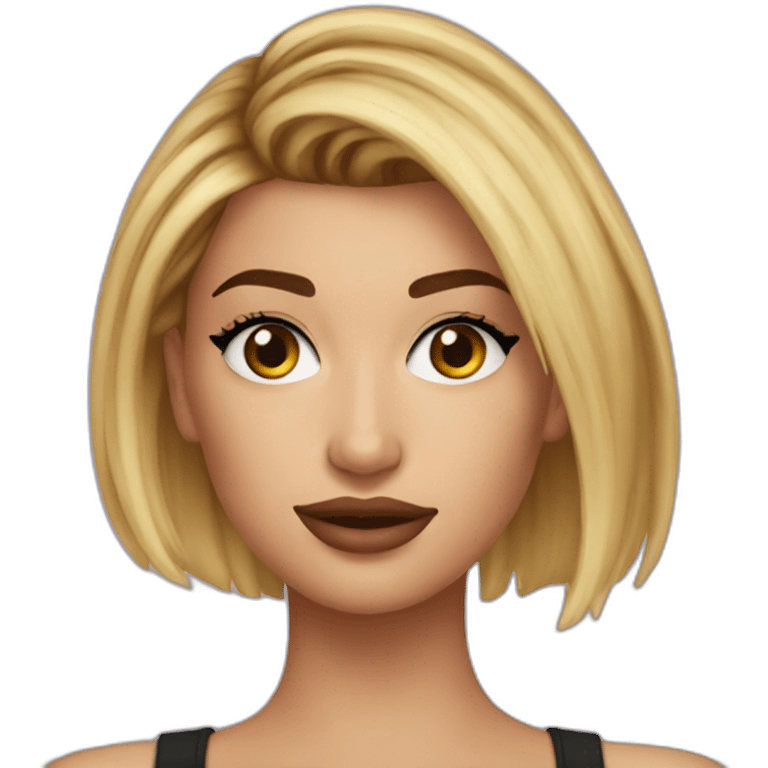 Hailey baldwin emoji