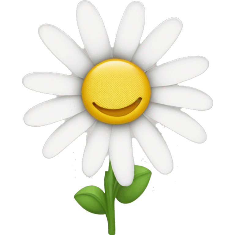 daisy flower with two pedals emoji