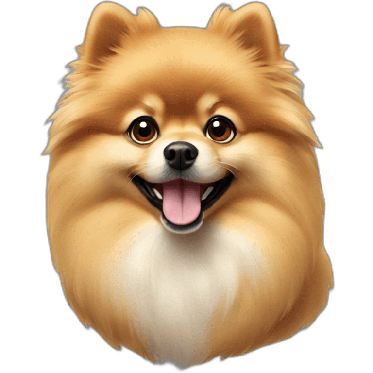 Spitz-pomeranian emoji