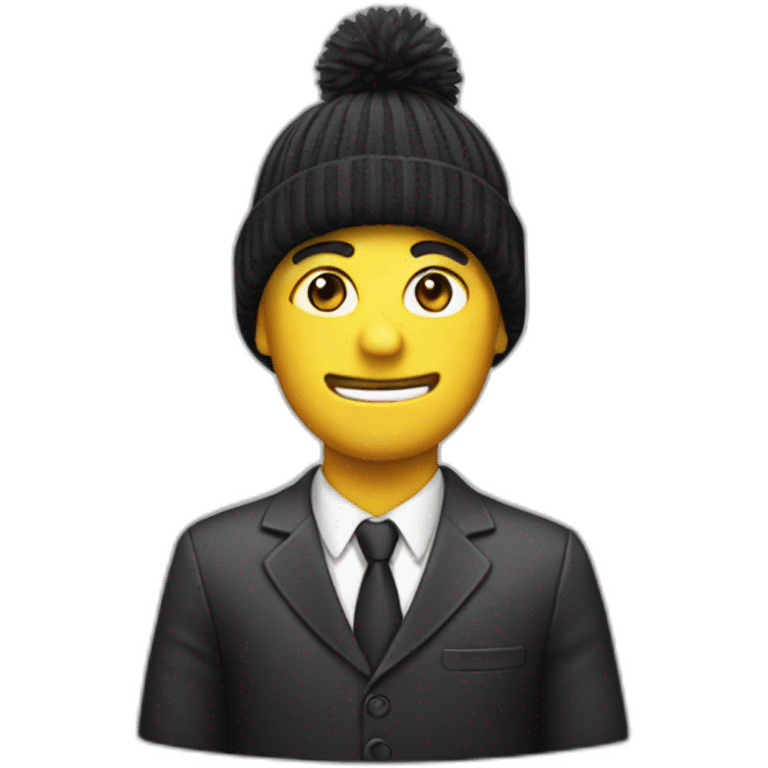 beanie suit emoji