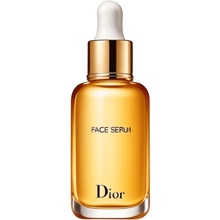 dior face serum gold emoji