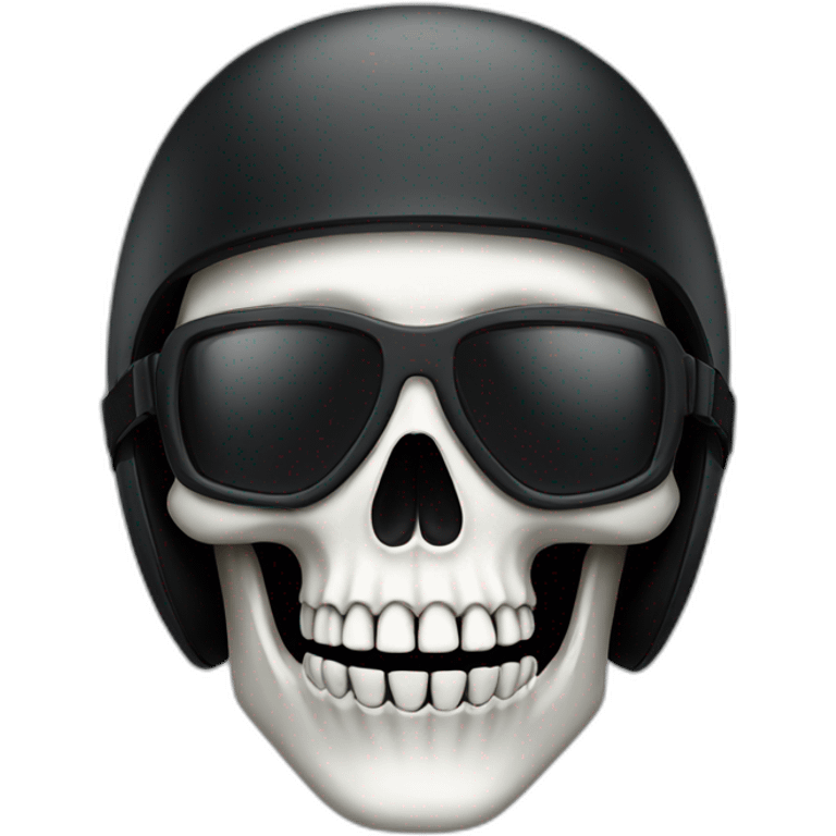 Ski skull emoji