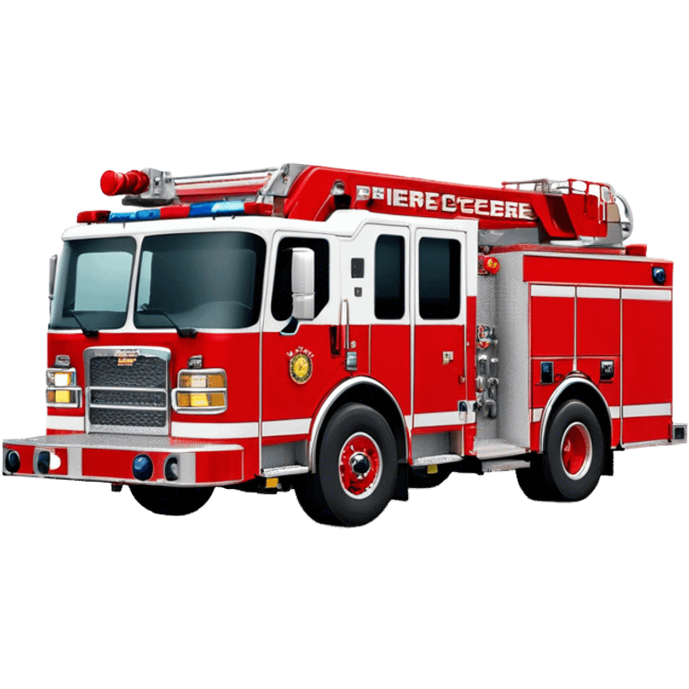 Fire Engine - Pierce Enforcer Pumper (Model Year: 2021) (Iconic colour: Red) emoji