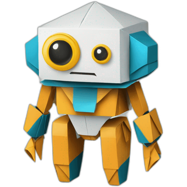 origami robot emoji