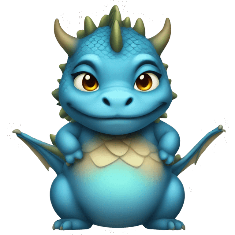 dragon female chubby emoji