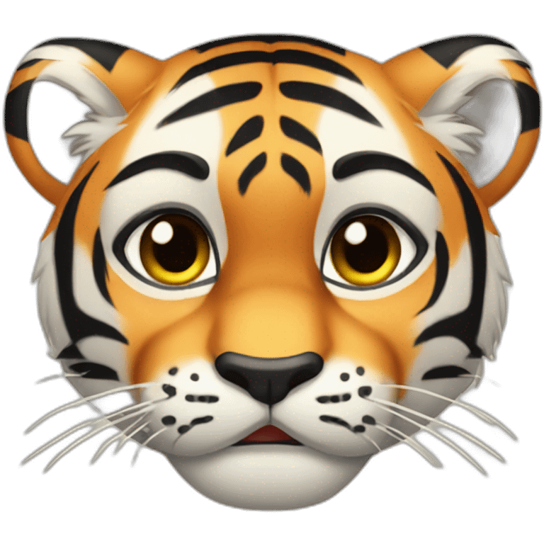 tiger cub grumpy emoji