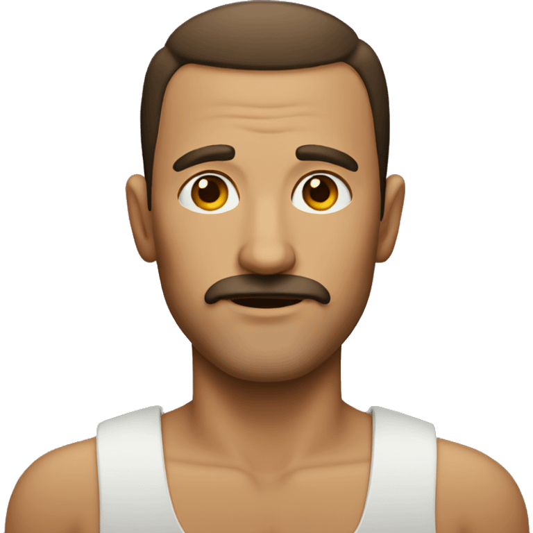 man without moustache emoji