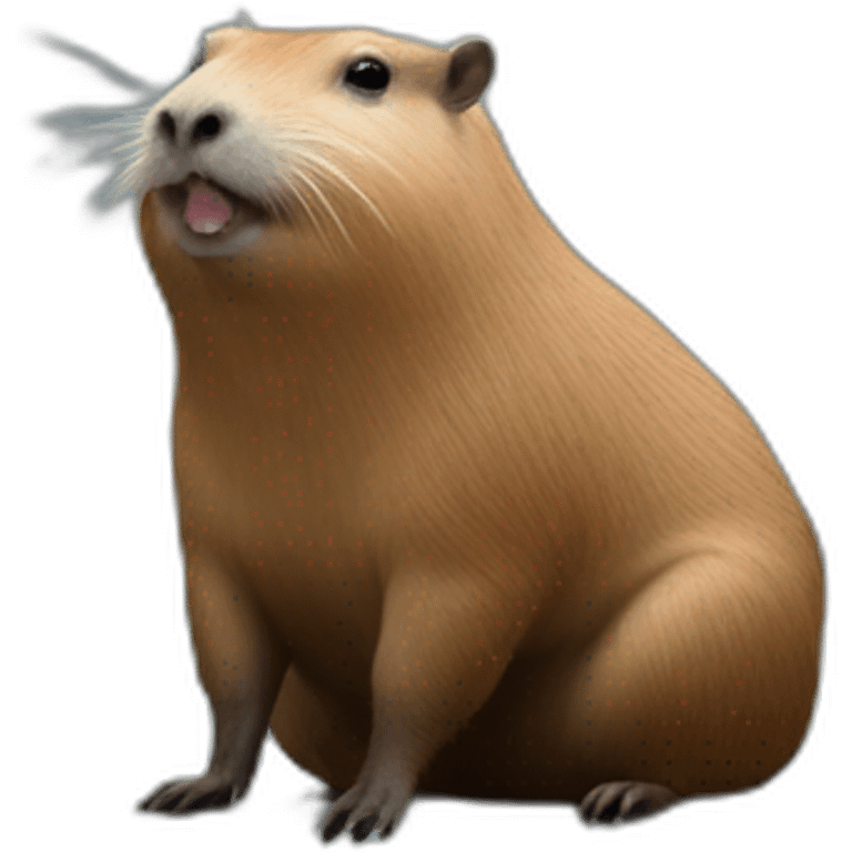 capybara on the moon emoji