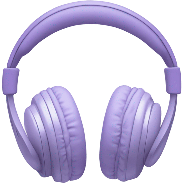 pastel purple headphone emoji