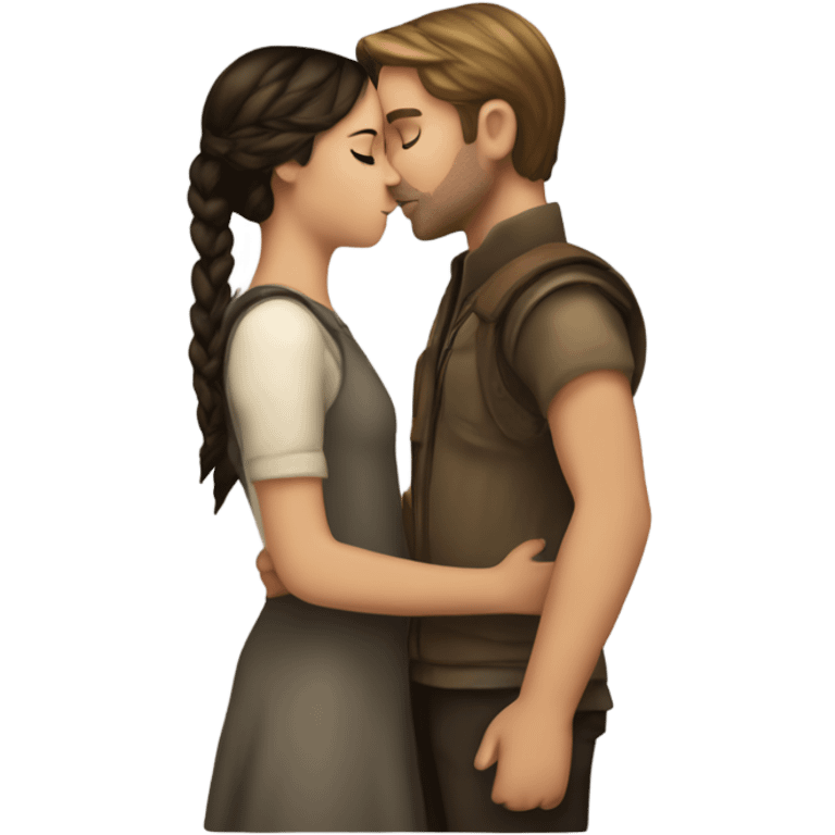 katniss everdeen kissing prim emoji