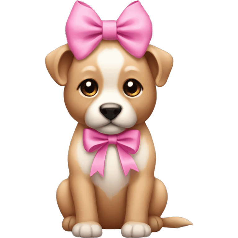 Animals pink bow emoji