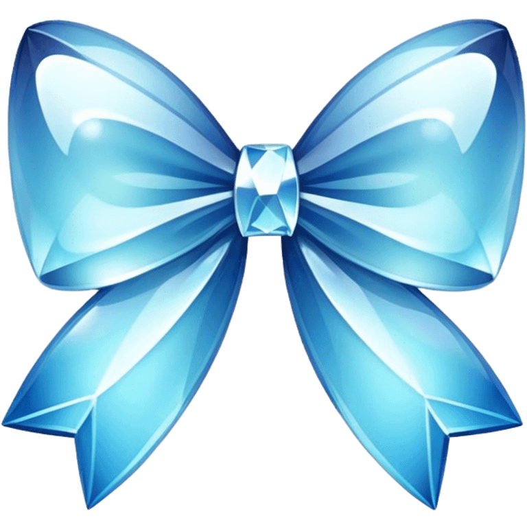 Crystal bow emoji