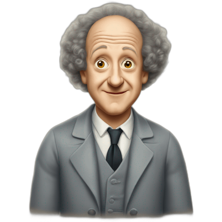 Young Larry fine of the three stooges emoji