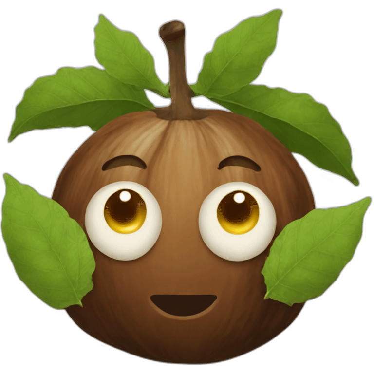 coffee chestnut emoji