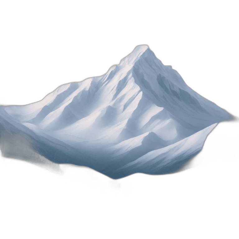 Snow cover mountain emoji