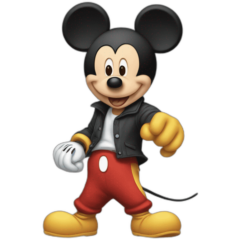 Mickey on the rampage emoji