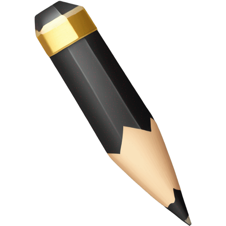 black pencil emoji