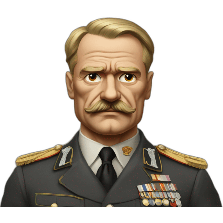 ultra muscular pro bodybuilder german great leader 2nd world war german leader early 20th century german leader late 1930s german leader face dictator face adolf face adolf h saluting emoji