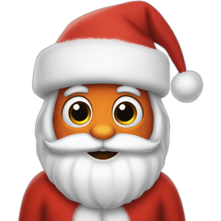 finding dory dressed as santa emoji