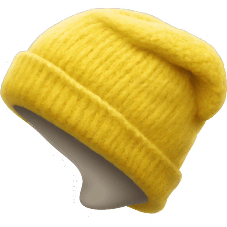 yellow winter hat emoji