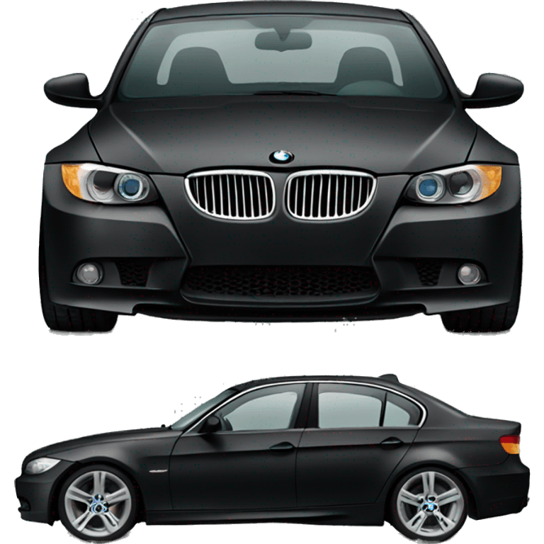 black bmw e90 emoji