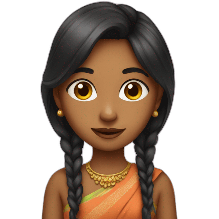 Indian girl  emoji