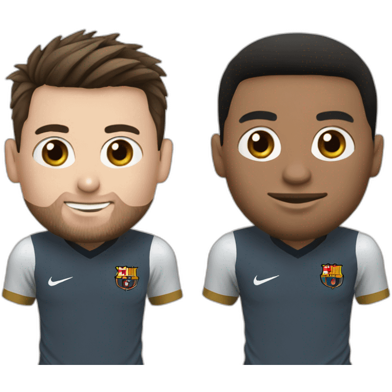 Messi et Ronaldo emoji