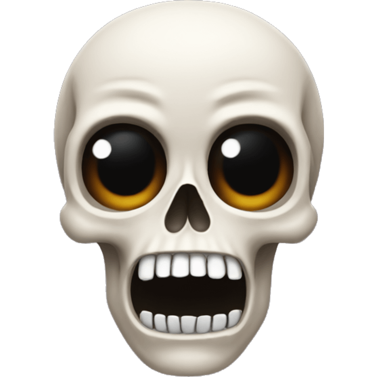 surprised skull emoji  emoji