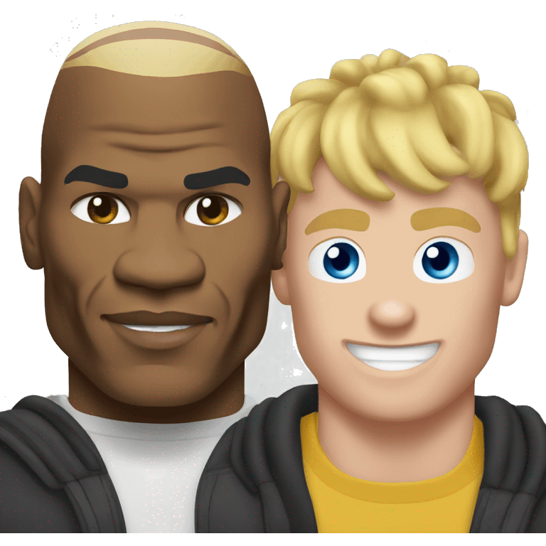 Mike Tyson and Jake Paul  emoji