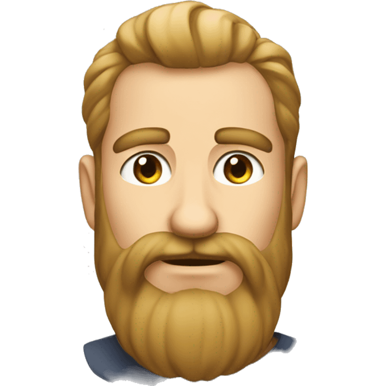 Uomo mette gocce su barba  emoji