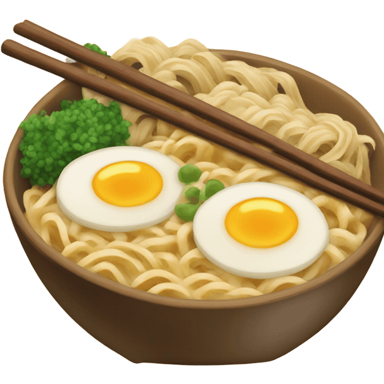 Bowl of ramen emoji