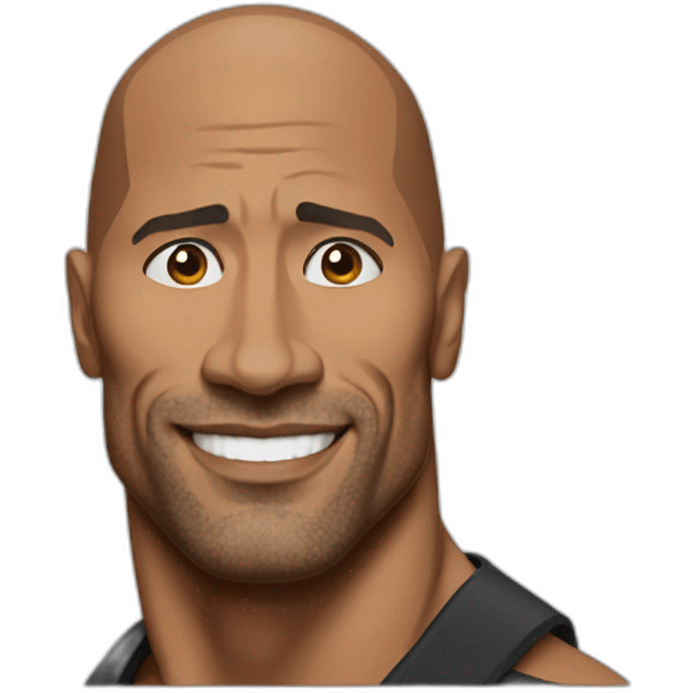 Dwayne johnson on pc emoji