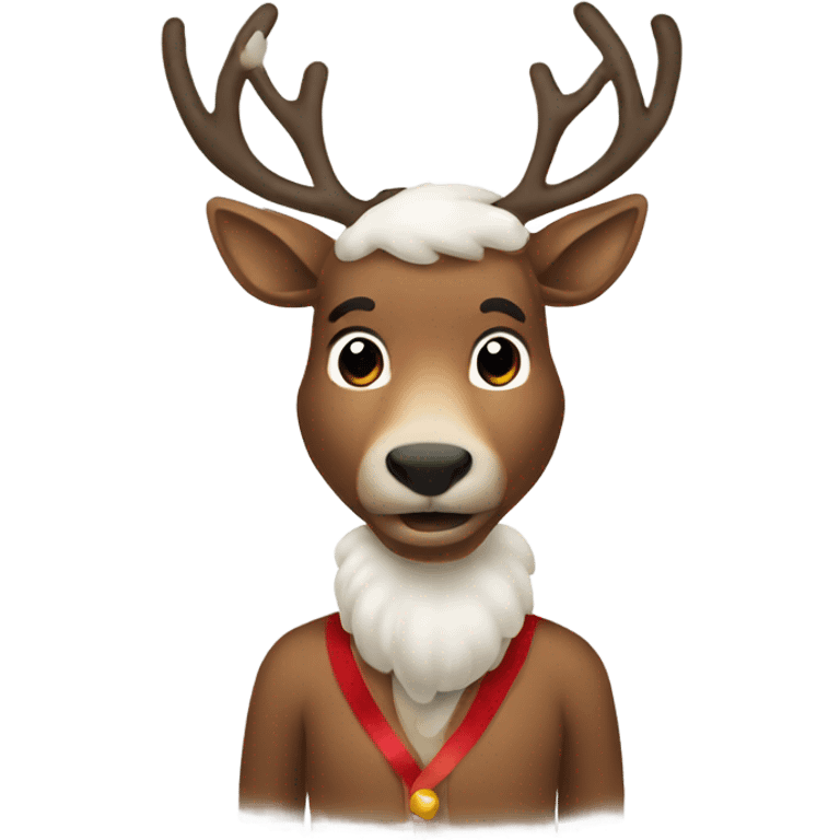 Gay reindeer emoji