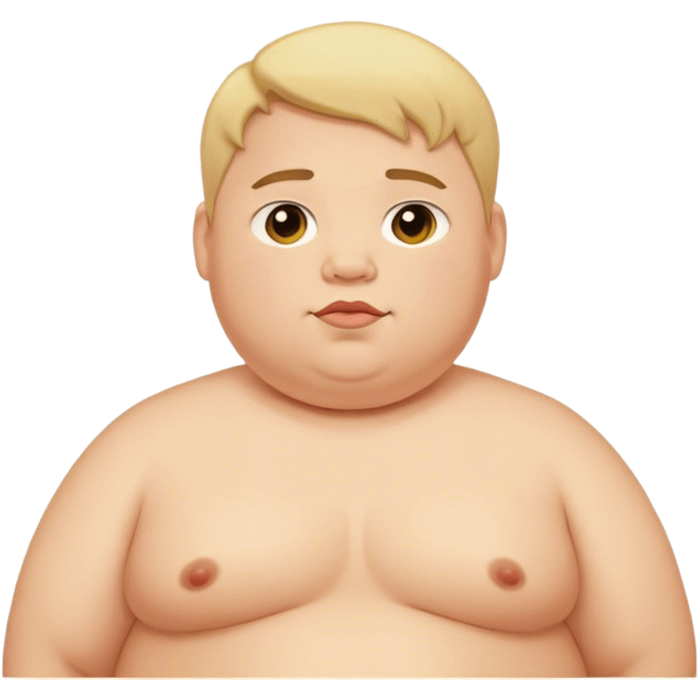 A gay fat kid emoji