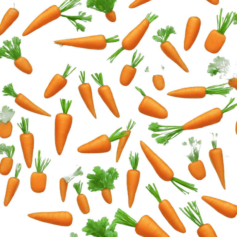 person giving carrots as flowers emoji