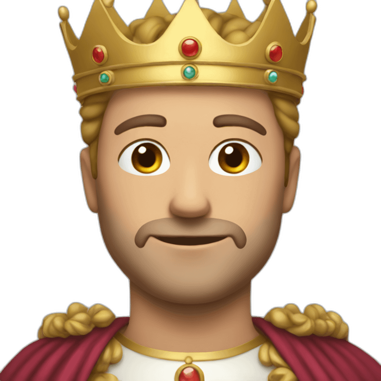 a man with crown ] emoji