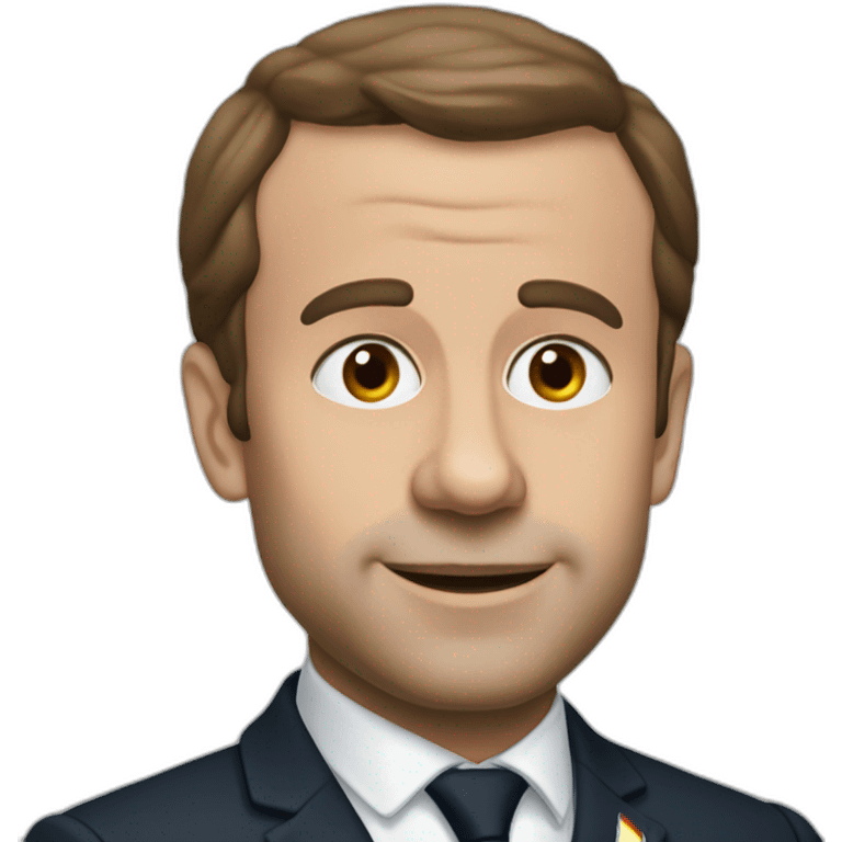 Macron bourré emoji