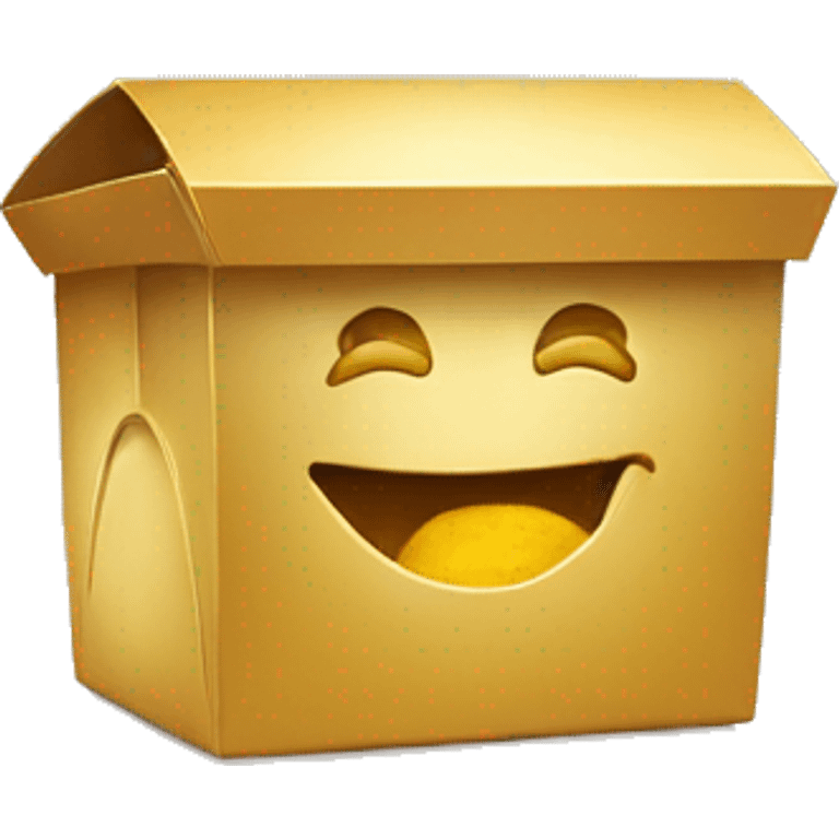 golden mcdonald box emoji