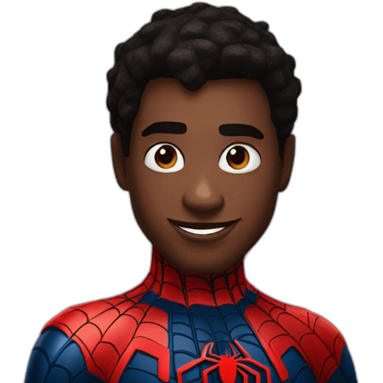 Spider-man Miles morales emoji