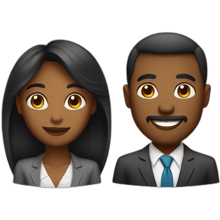 business black couple emoji