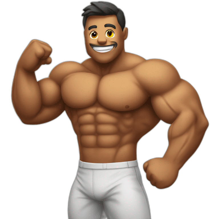  muscles partying emoji