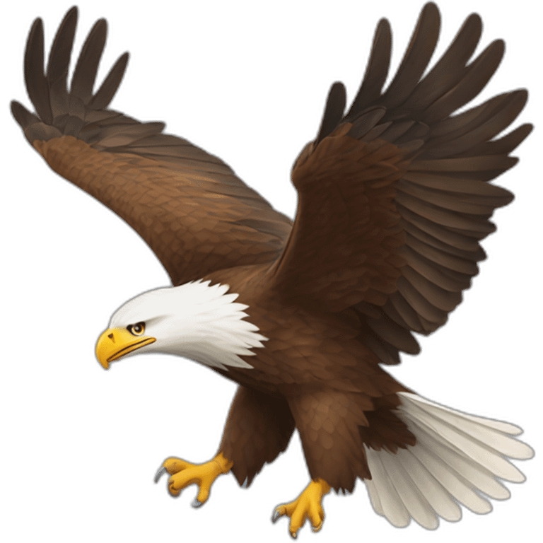 eagle-flying emoji