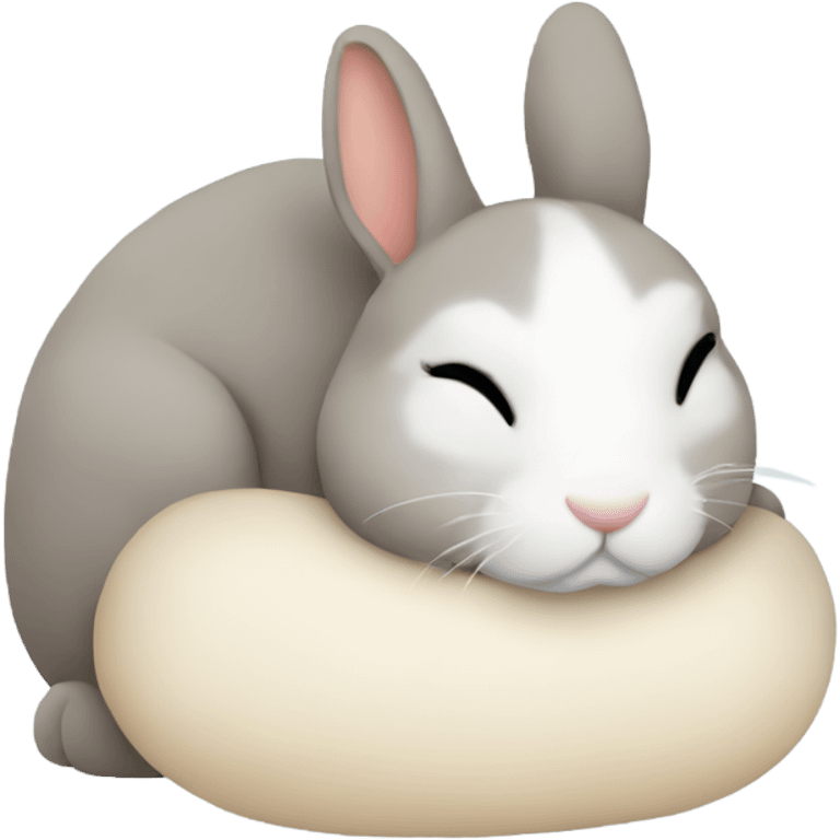 sleeping bunny emoji