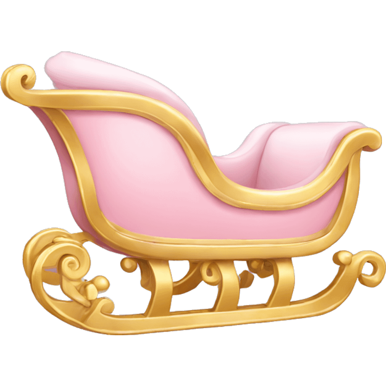 light pink sleigh emoji