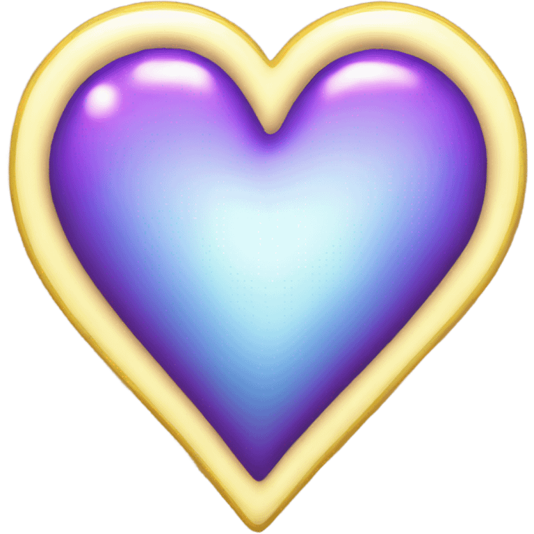 Shiny static heart  emoji