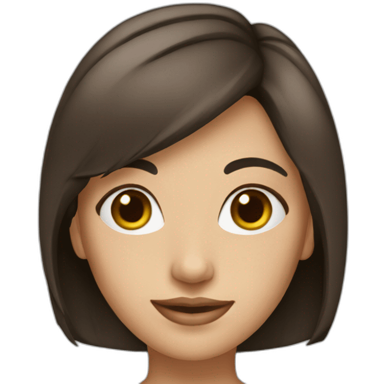 pretty-brunette-woman emoji