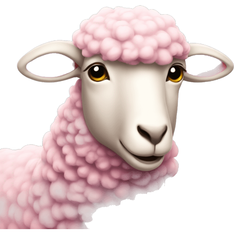 pink sheep emoji