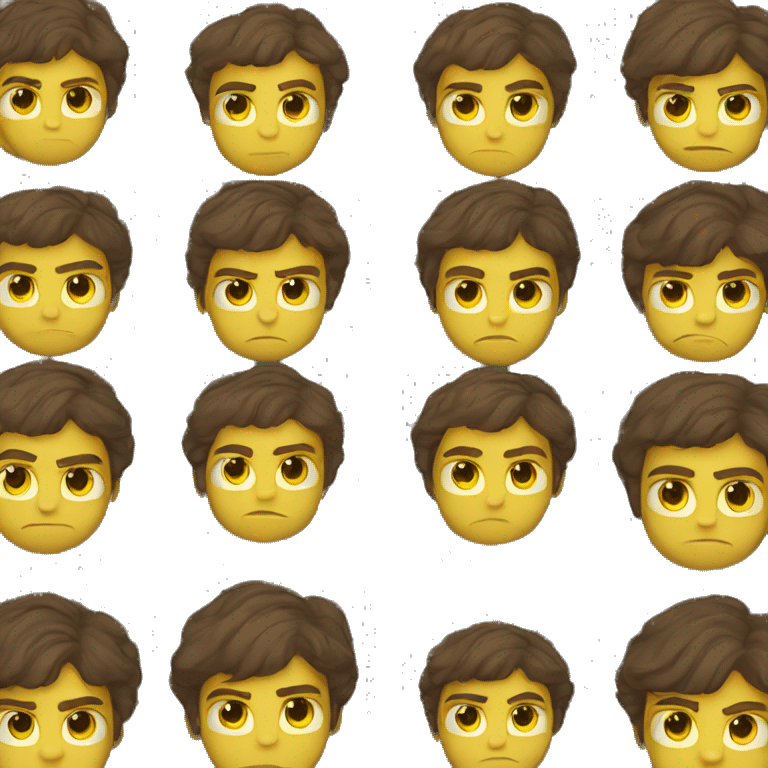 evil anakin skywalker with yellow eyes emoji