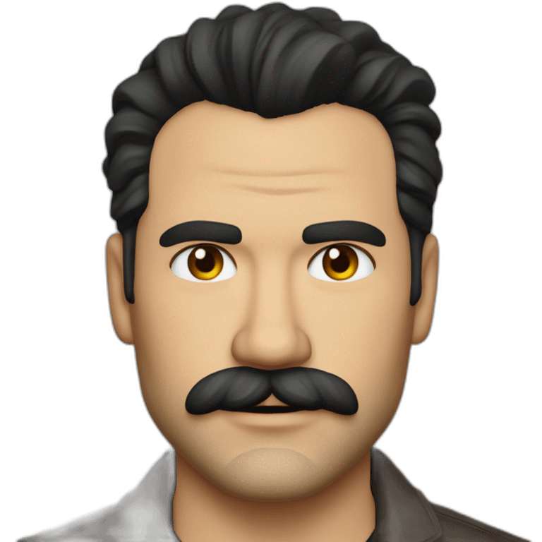 Ricardo Chavira con mas bigote y perilla emoji